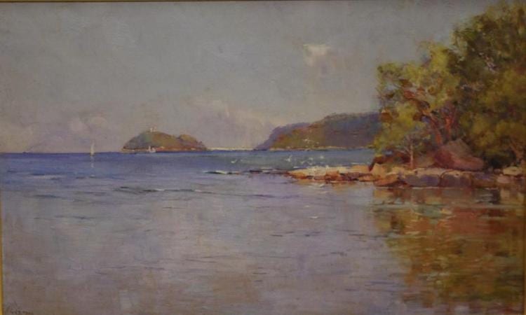 gother victor fyers mann 1863 1948 ocean shoreline oil on board signed lower left 25 x 41 5 cm approx · Barsby Auctions · 2016-06-27 G. V. F. Mann comparable auction result: gother victor fyers mann 1863 1948 ocean shoreline oil on board signed lower left 25 x 41 5 cm approx