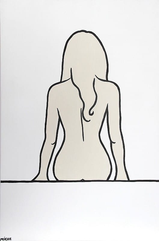 Miche Watkins comparable auction result: miche watkins sally acrylic painting