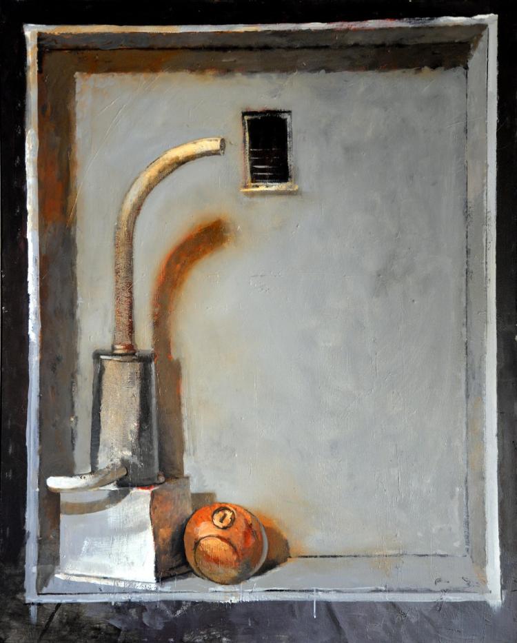 julian gordon mitchell broken pipe oil on canvas · Ewbank's · 2016-07-14 Julian Gordon Mitchell comparable auction result: julian gordon mitchell broken pipe oil on canvas