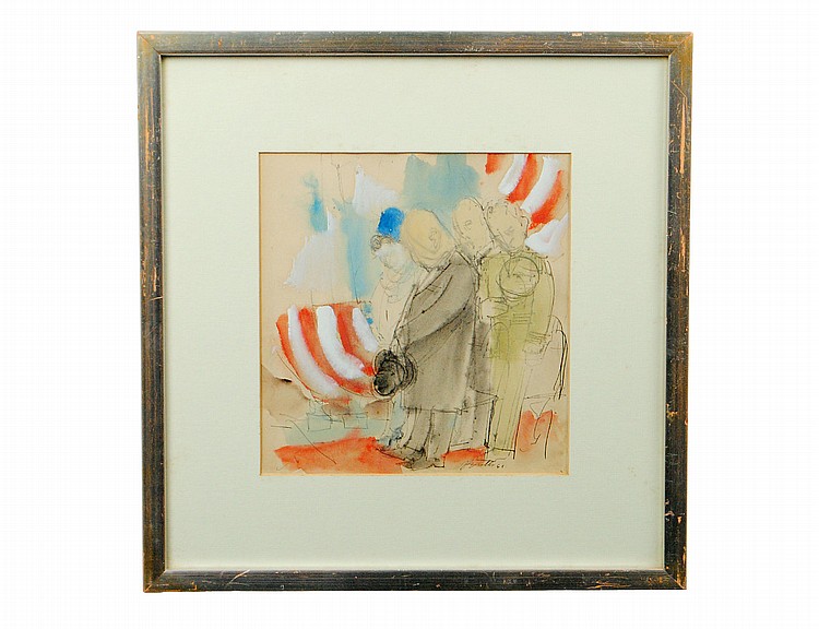 John Barnes Dobbs comparable auction result: john barnes dobbs american 1931 2011