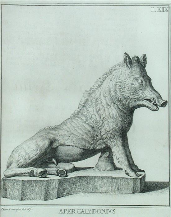 giovanni domenico campiglia italian 1692 1768 aper calydonius a wild boar inscribed dom campiglia del and sc · Cheffins · 2016-07-14 Giovanni Domenico Campiglia comparable auction result: giovanni domenico campiglia italian 1692 1768 aper calydonius a wild boar inscribed dom campiglia del and sc