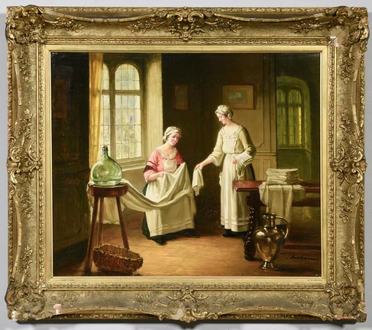 Albert Sorkau comparable auction result: albert sorkau oil on canvas