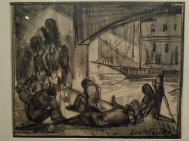 Louis Weiner comparable auction result: louis weiner 1892 1967 charcoal drawing