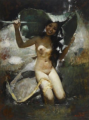 Romualdo Locatelli (1905-1943) Balinese Girl comparable sale