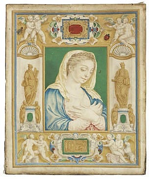 Giulio Clovio comparable auction result: giulio clovio modru 1498 1578 rome a page from an illuminate