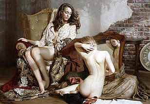 Marina Marina comparable auction result: marina marina russian born 1970 the dressing room