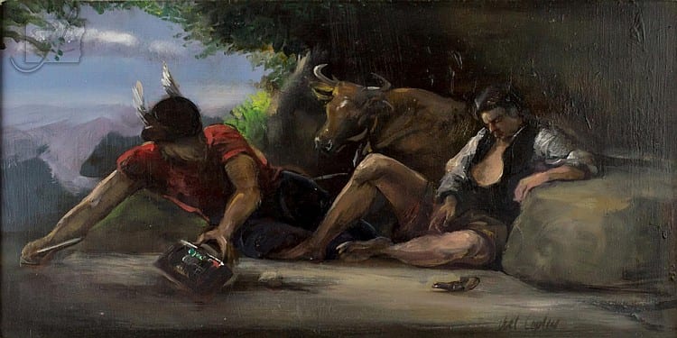 Joel Coplin comparable auction result: joel coplin 1954 mercury argus painting