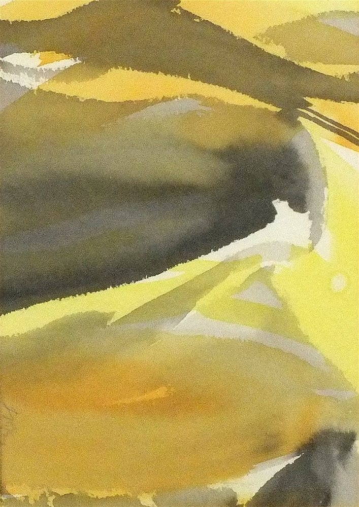 Joan Riley comparable auction result: joan riley 1920 2015 watercolour sand dunes inscribed to verso signed