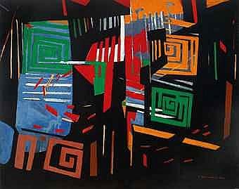 Chen Wen Hsi (Singaporean, 1906-1992) Sea Palace comparable sale