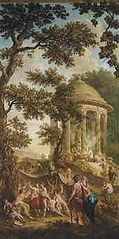 Jurriaan Andriessen comparable auction result: jurriaan andriessen amsterdam 1742 1819 a bacchanal in a wooded landscap