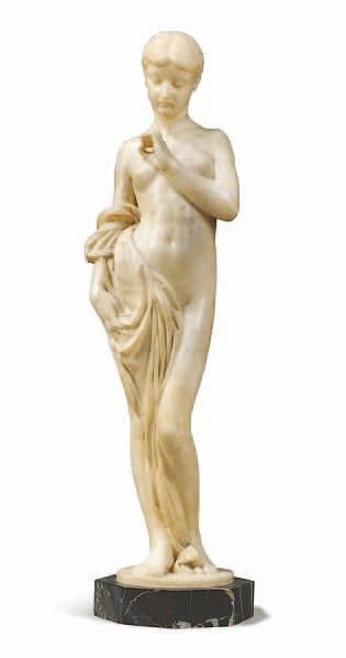 Edwin (1785) Cooper comparable auction result: a marble figure of a young woman entitled love s token by edwin