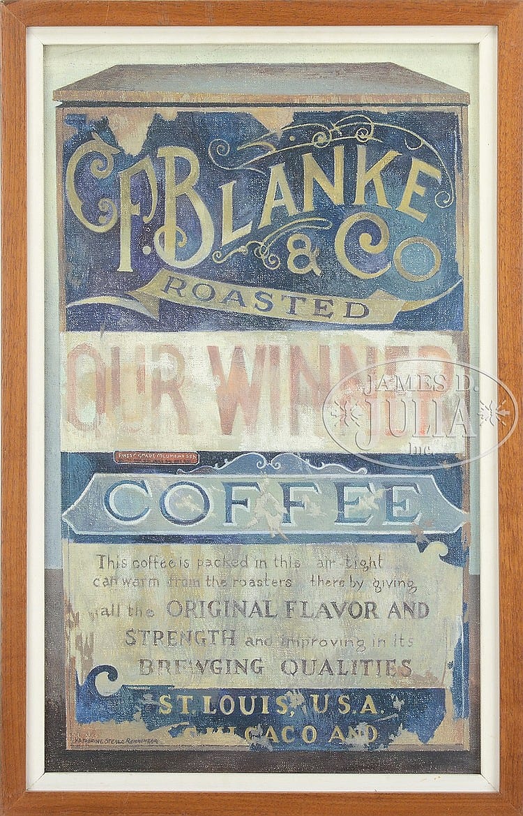 Katharine Steele Renninger comparable auction result: katharine steele renninger american 1925 2004 coffee can