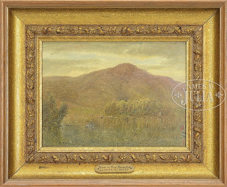 george e niles american 1837 1898 mt monadnock n h · James D. Julia · 2016-08-24 George E Niles comparable auction result: george e niles american 1837 1898 mt monadnock n h