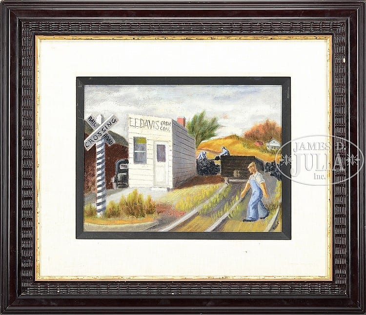 Joseph John Paul Meert comparable auction result: joseph john paul meert american 1905 1990 e e davis cash coal