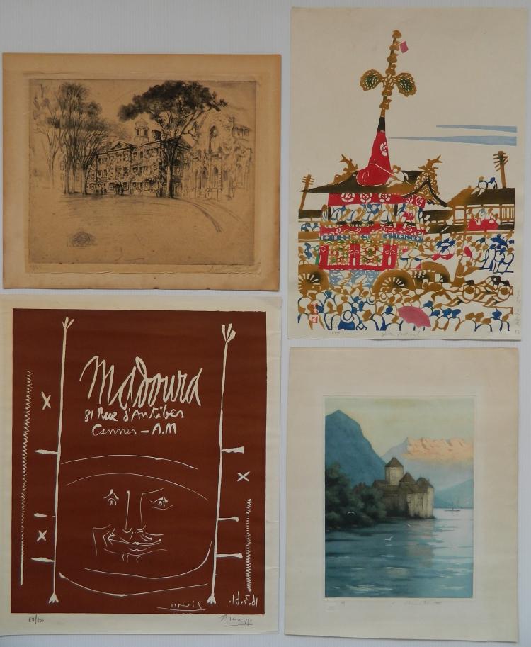 Toshihiro Inagaki comparable auction result: 4 prints