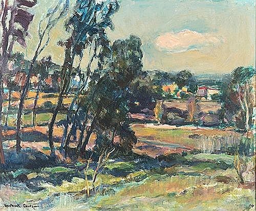 Herbert Coetzee comparable auction result: herbert coetzee south african 1921 2008 bolandse landskap signed and date