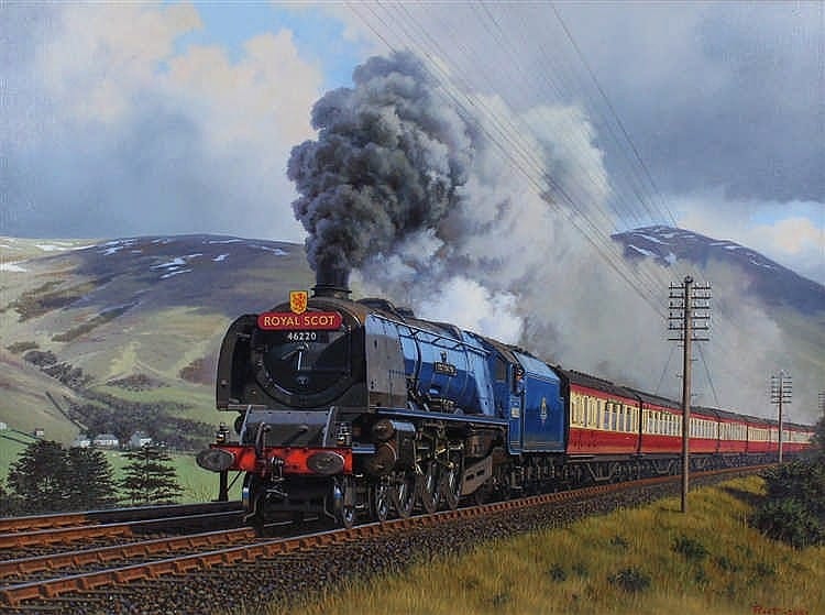 Malcolm Root comparable auction result: malcolm root b 1950 royal scot with blooms of s