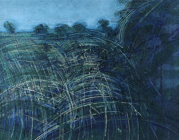 Denis Wirth-Miller comparable auction result: denis wirth miller 1915 2010 field with high g