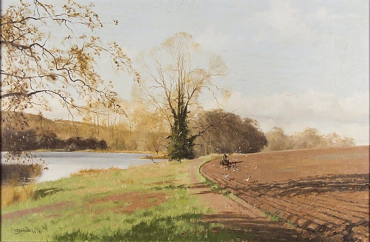 Walter Robin Jennings comparable auction result: walter robin jennings b 1927 framed signed dated 76 20th century oil