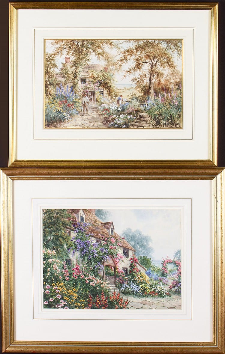 joseph halford ross b 1866 two framed signed watercolours on paper cot · Biddle & Webb Auctioneers and Valuers · 2016-08-13 Joseph Halford Ross comparable auction result: joseph halford ross b 1866 two framed signed watercolours on paper cot