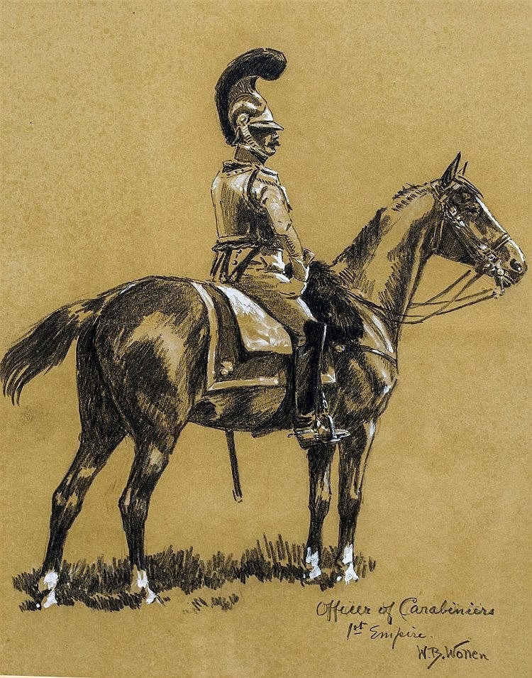 William Barnes Wollen comparable auction result: william barnes wollen 1854 1936 british officer