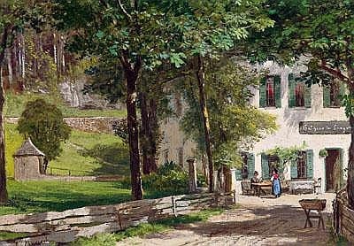 Leopold Munsch comparable auction result: 19th century painting by leopold munsch