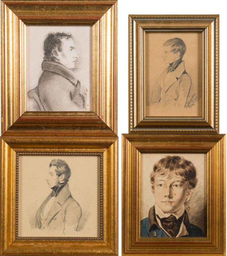 Robert Nightingale comparable auction result: robert nightingale 1815 1895 a portrait of a bo