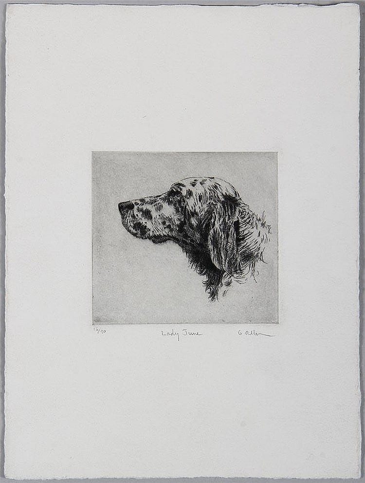 Gordon Allen comparable auction result: gordon allen american b 1953