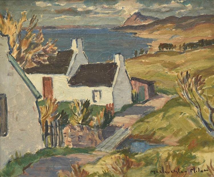 John Maclauchlan Milne comparable auction result: john maclauchlan milne british 1885 1957 high corrie arran oil on canvas