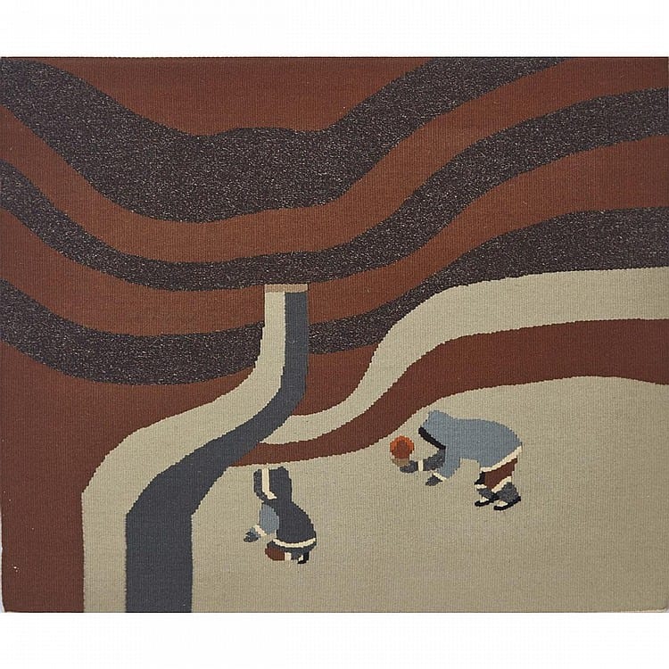 malaya akulukjuk 1915 untitled wool weaving 29 x 34 73 7 x 86 4 cm · Waddington's · 2016-08-25 Malaya Akulukjuk comparable auction result: malaya akulukjuk 1915 untitled wool weaving 29 x 34 73 7 x 86 4 cm