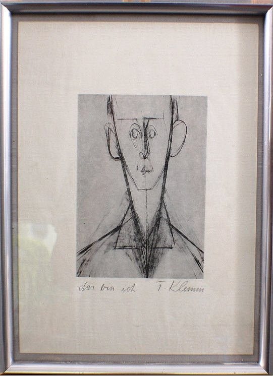 Fritz Klemm comparable auction result: fritz klemm 1902 1990 das bin ich