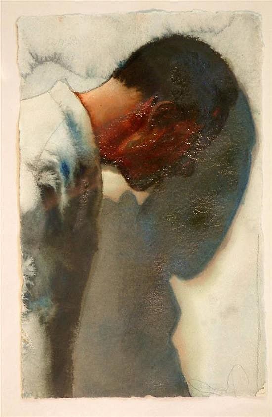 Graham Dean comparable auction result: graham dean 1951 study for the corridor 1996 10 75 x 6 75ins