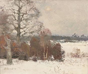 Lindorm Liljefors comparable auction result: lindorm liljefors 1909 1985 vinterlandskap