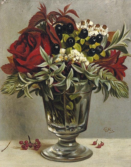 a still life with flowers in a glass · Christie's · 2008-02-26 Gerard Victor Alphons Röling comparable auction result: a still life with flowers in a glass