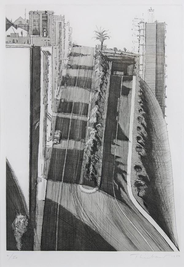 Print, Wayne Thiebaud sold by Clars Auctions, lot 6309 — auction record photograph