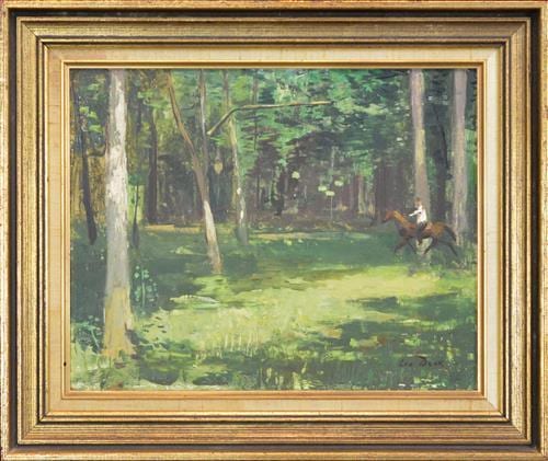 Leo Deck comparable auction result: leo deck 1908 1997 bremer wald bern c 1953 30 x 38cm