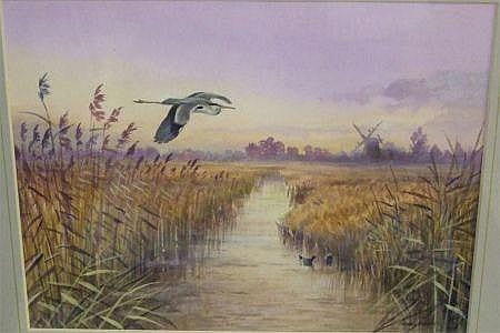 carl donner signed watercolour heron and · Keys Fine Art Auctioneers · 2008-02-08 Carl Donner comparable auction result: carl donner signed watercolour heron and