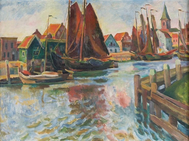Eduard Dollerschell comparable auction result: eduard dollerschell