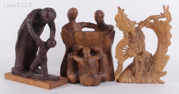 Peter Lipman-Wulf comparable auction result: estate lot sculptures including sculpture after peter lipman wulf