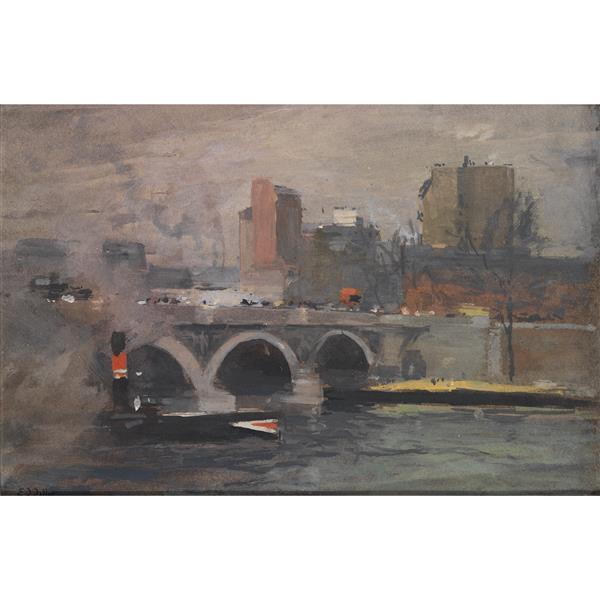 Louis (1867) Gillot comparable auction result: eug ne louis gillot 1867 1925 quais parisiens