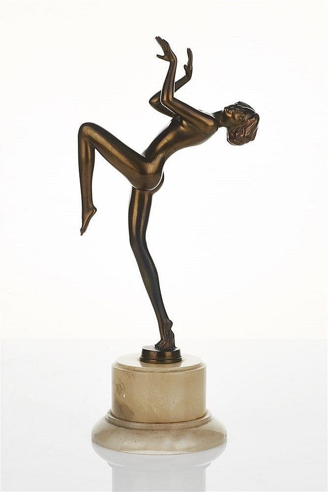 Attributed to Josef Lorenzl (Austrian, 1892-1950) sold by Shapiro Auctioneers, lot 262 — auction record photograph