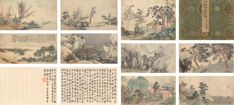 Shen Zhou 1427-1509 | Landscapes comparable sale