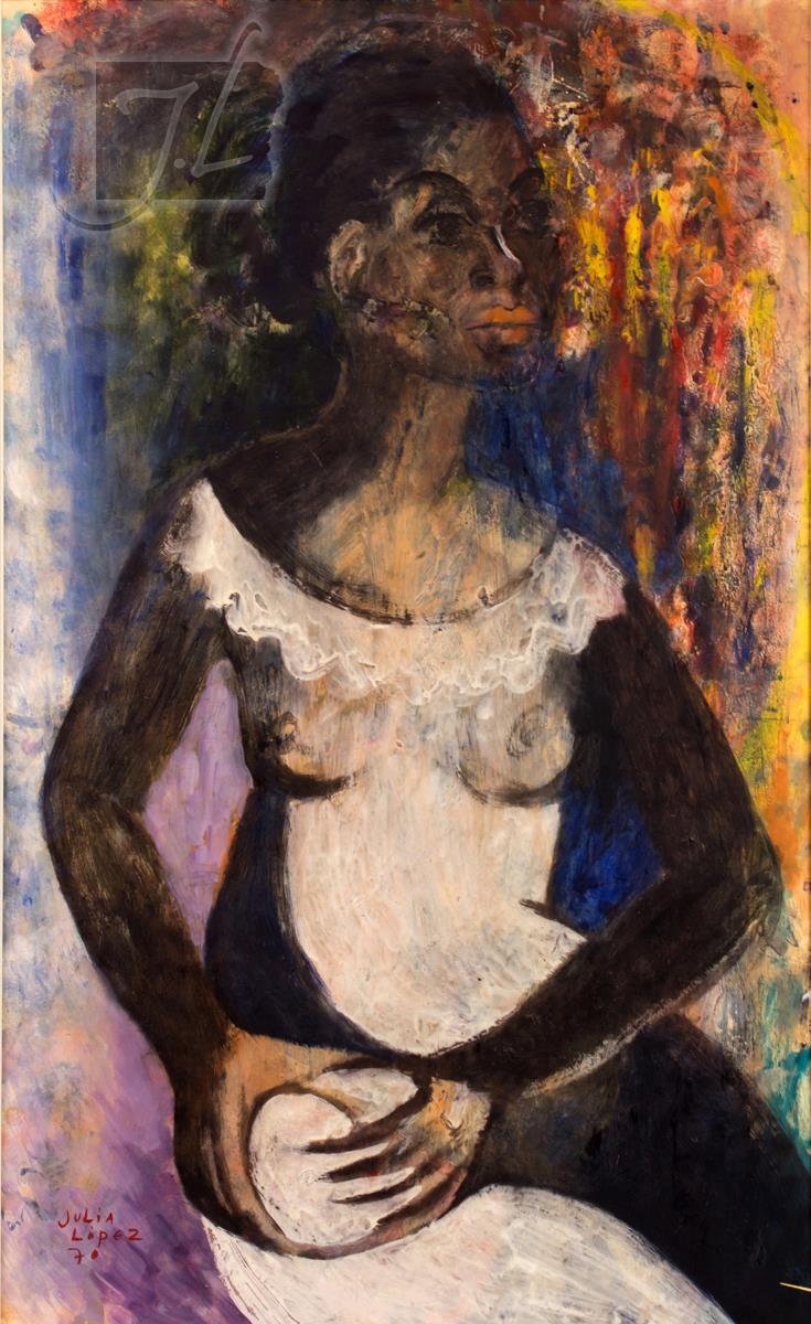 julia lopez 1936 female portrait · J Levine Auction & Appraisal LLC · 2016-09-30 Julia Lopez comparable auction result: julia lopez 1936 female portrait