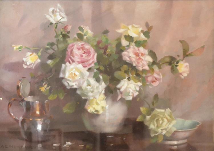 A. E. Newbury comparable auction result: a e newbury still life oil on canvas 49 x 68cm