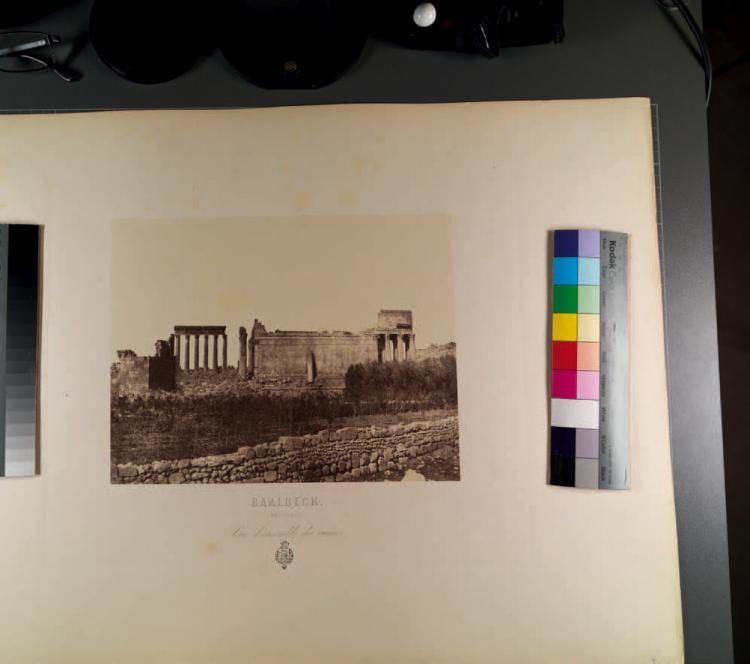 Louis de Clercq comparable auction result: louis de clercq 1836 1901 baalbeck helipolis vue d ensemble des ruines