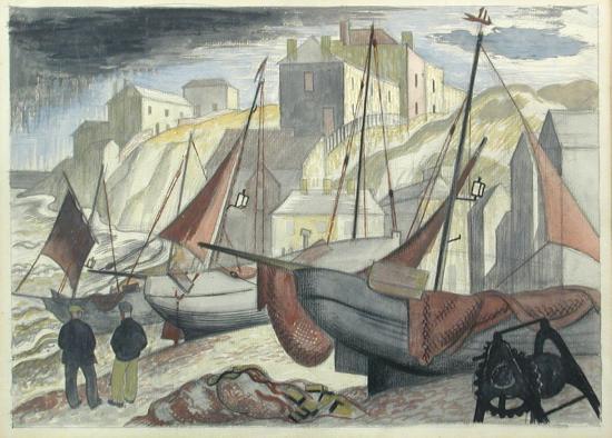 clifford webb british 20th century coastal scene watercolour 27 x 37cm and norman neasom british 20th century brixham harb · Cheffins · 2016-10-06 Clifford Webb comparable auction result: clifford webb british 20th century coastal scene watercolour 27 x 37cm and norman neasom british 20th century brixham harb