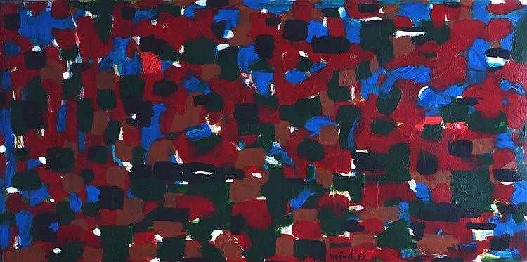 Nejat Devrim comparable auction result: nejat devrim 1923 1995 turkish oil on canvas
