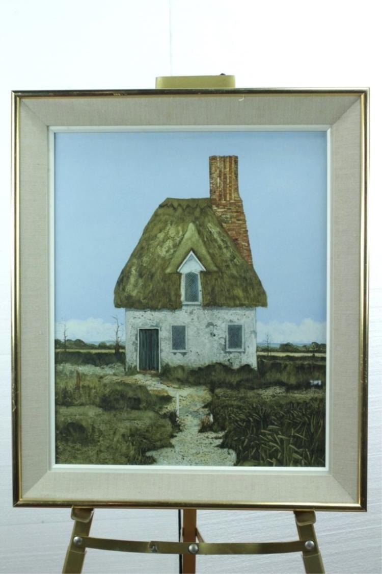 John Ridgewell comparable auction result: john ridgewell framed oil painting on paper