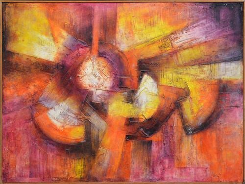 Mike Kitching comparable auction result: michael digby kitching 1940 soleil noir 91 55 x 122cm