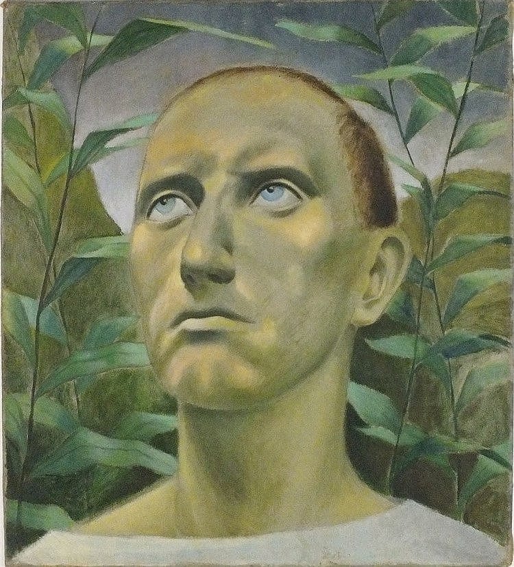 Cecil Riley comparable auction result: cecil riley 1917 2015 oil on canvas head of c